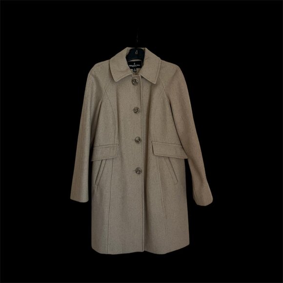 London Fog Beige Coat Size M - Picture 2 of 13